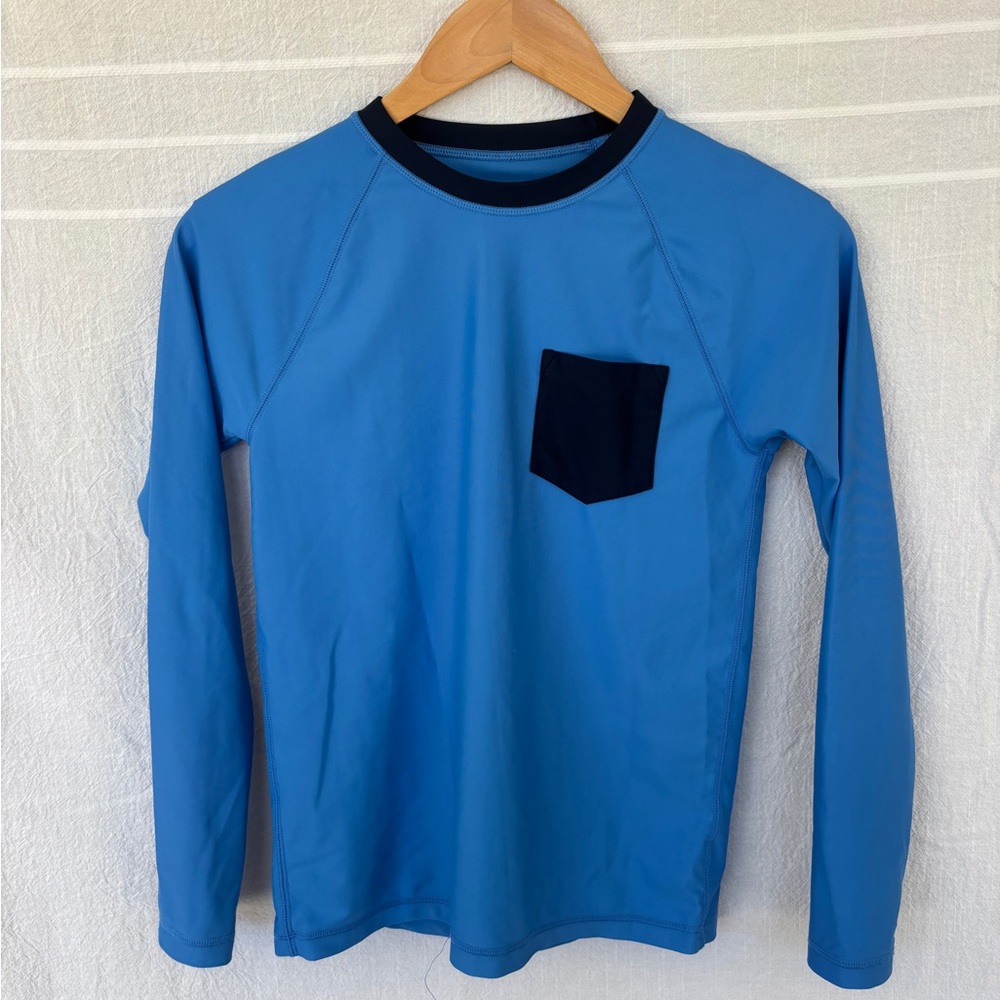 Crewcuts boys long sleeve rash guard sz L
